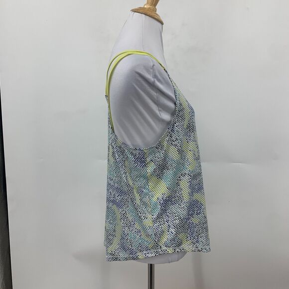 Under Armour Mesh Strap Tank Top Womens S Small Loose Heatgear Athletic Abstract - Picture 5 of 11